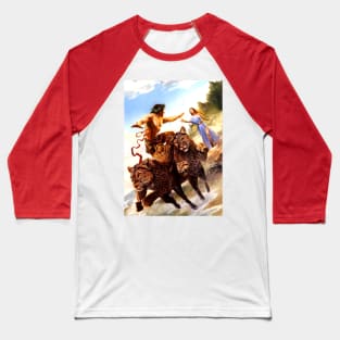 Dionysus Tiger Baseball T-Shirt